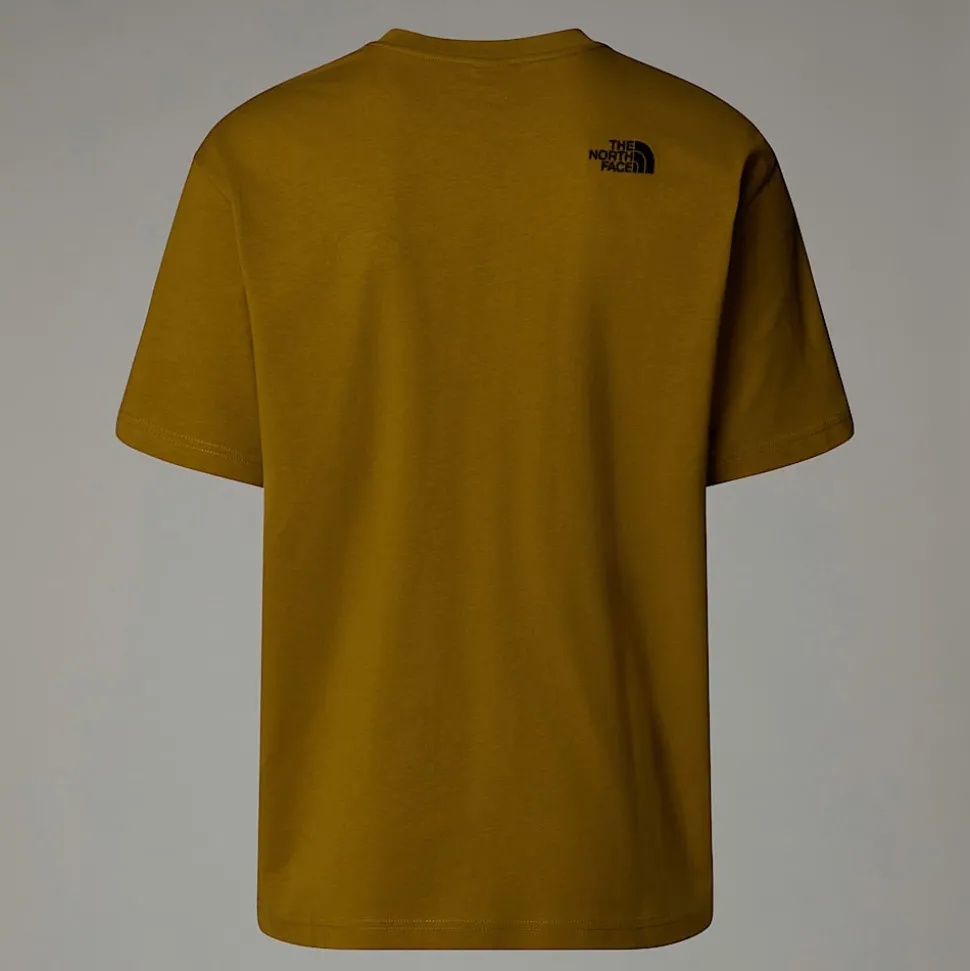 Clearance The North Face Oversized Simple Dome T-shirt Til Herrer Moss Green