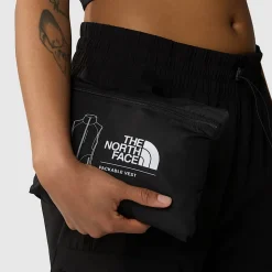 Hot The North Face Packable Hybrid Vest Til Damer TNF Black