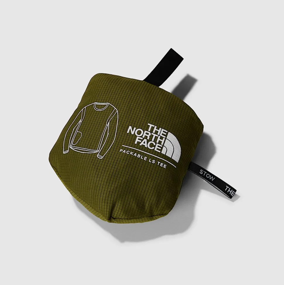 Cheap The North Face Pakvenlig Langærmet LIGHTRANGE™ T-shirt Til Damer Forest Olive