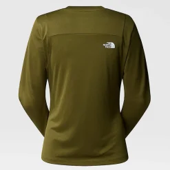 Cheap The North Face Pakvenlig Langærmet LIGHTRANGE™ T-shirt Til Damer Forest Olive