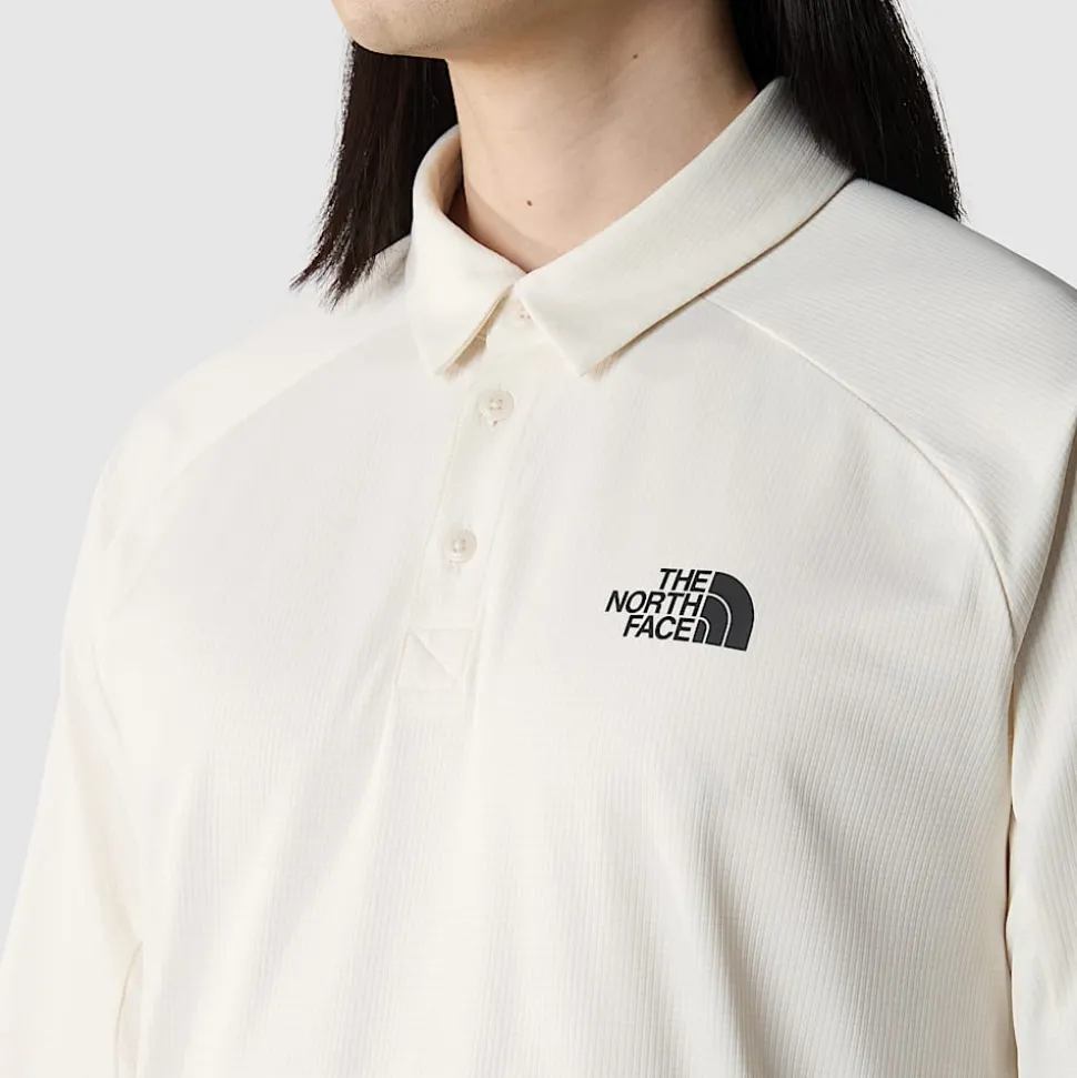 Clearance The North Face Pakvenlig LIGHTRANGE™ Polotrøje Til Herrer White Dune