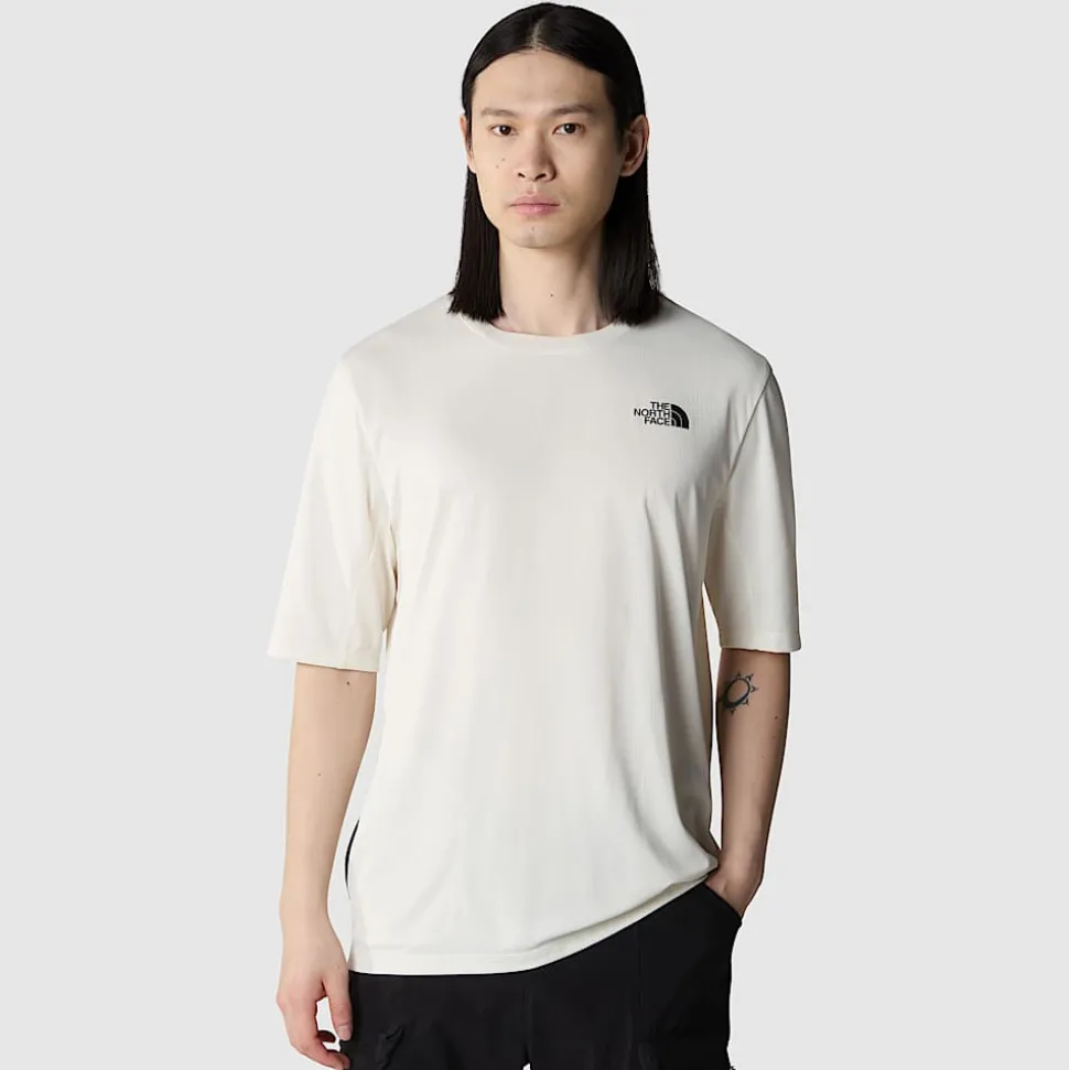 Flash Sale The North Face Pakvenlig LIGHTRANGE™ T-shirt Til Herrer White Dune