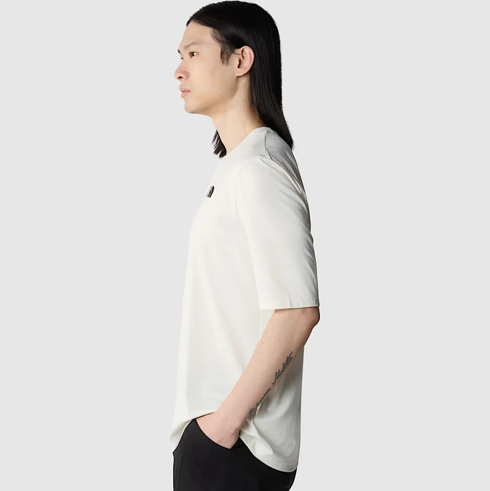 Flash Sale The North Face Pakvenlig LIGHTRANGE™ T-shirt Til Herrer White Dune