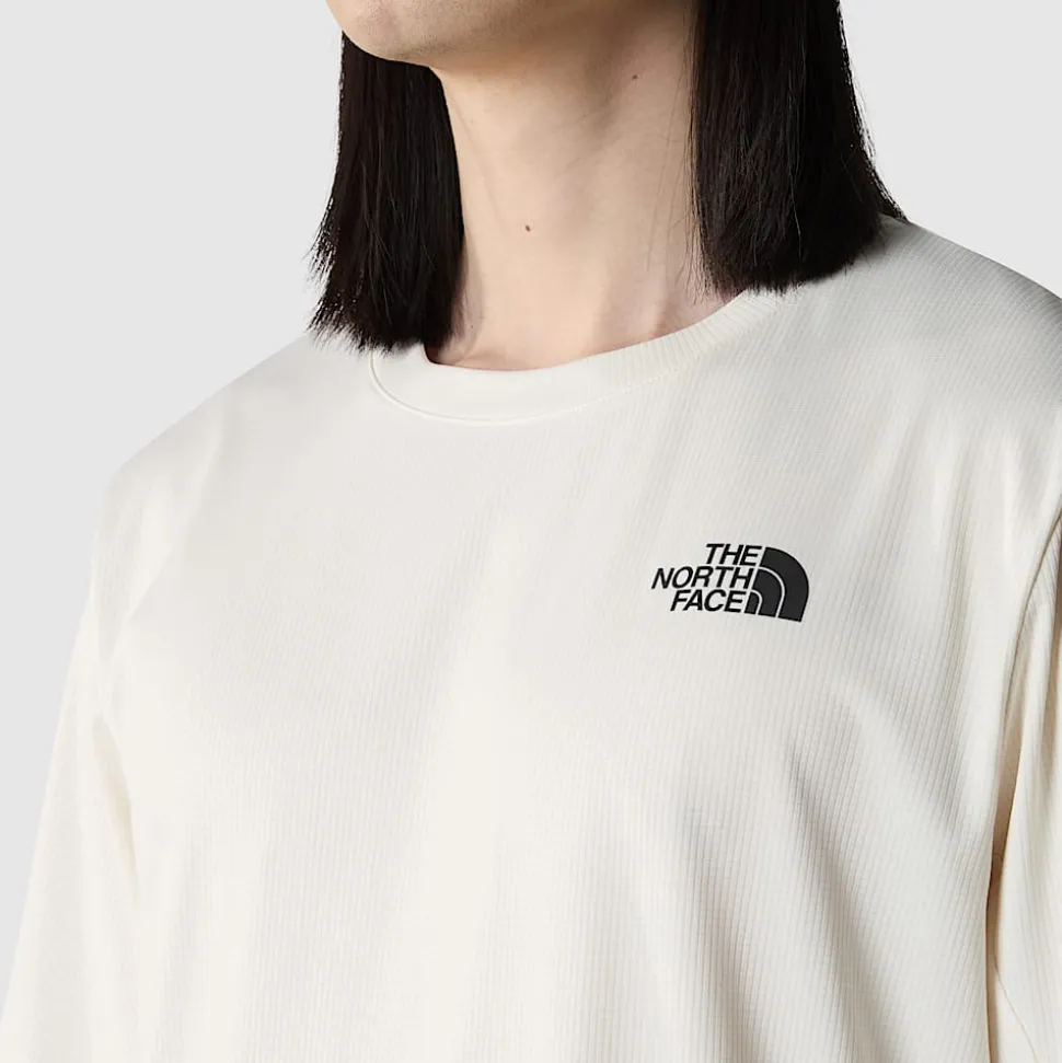 Flash Sale The North Face Pakvenlig LIGHTRANGE™ T-shirt Til Herrer White Dune