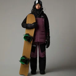 Hot The North Face Pallie Dunjakke Til Damer Midnight Mauve-TNF Black-White Dune