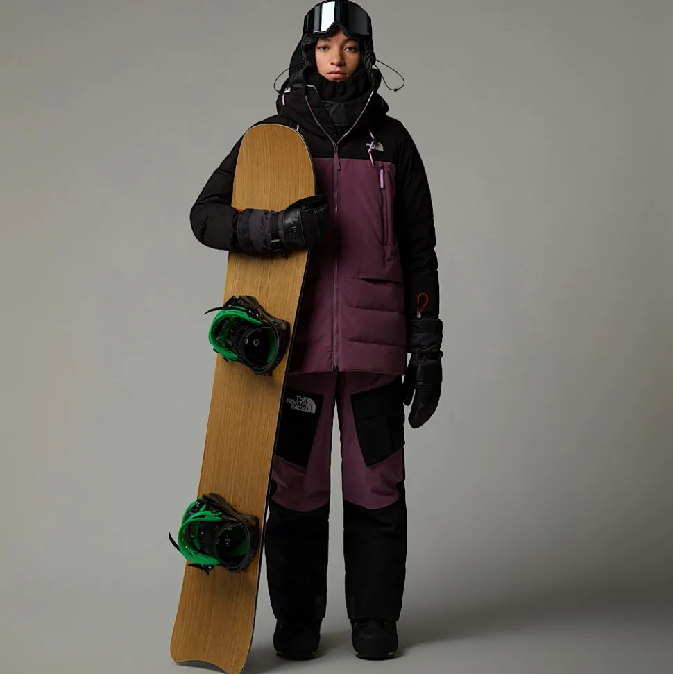 Hot The North Face Pallie Dunjakke Til Damer Midnight Mauve-TNF Black-White Dune
