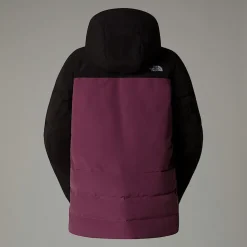 Hot The North Face Pallie Dunjakke Til Damer Midnight Mauve-TNF Black-White Dune