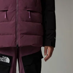 Hot The North Face Pallie Dunjakke Til Damer Midnight Mauve-TNF Black-White Dune