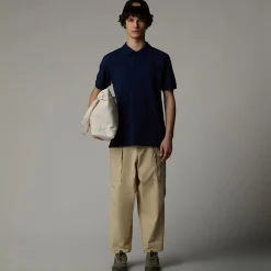 Store The North Face Piquet Polotrøje Til Herrer Summit Navy