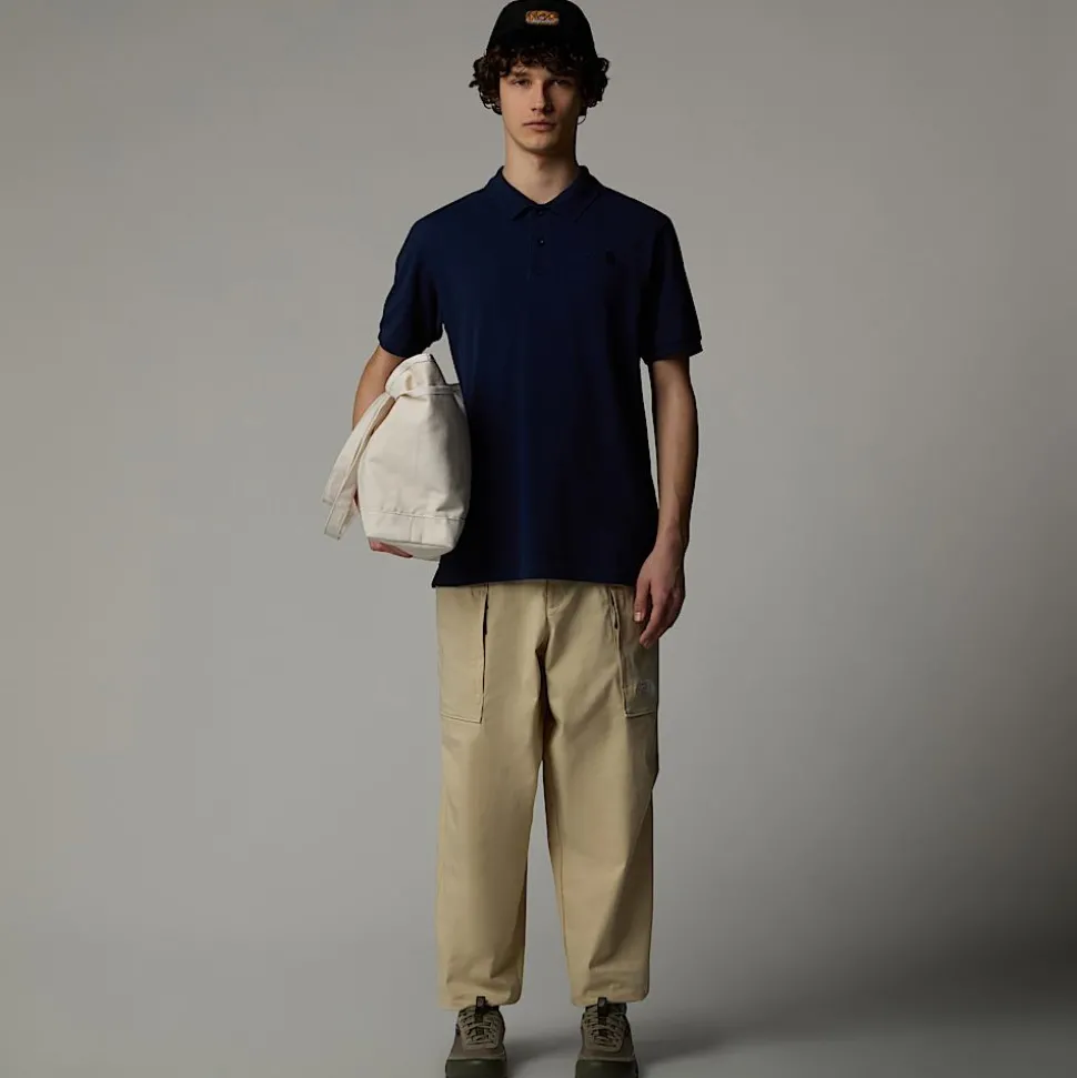 Store The North Face Piquet Polotrøje Til Herrer Summit Navy