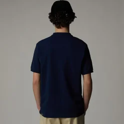 Store The North Face Piquet Polotrøje Til Herrer Summit Navy