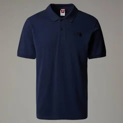 Store The North Face Piquet Polotrøje Til Herrer Summit Navy