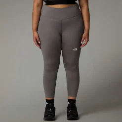 Sale The North Face Plus Size Flex High Rise Leggings I Ankellængde Til Damer Smoked Pearl