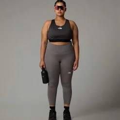 Sale The North Face Plus Size Flex High Rise Leggings I Ankellængde Til Damer Smoked Pearl