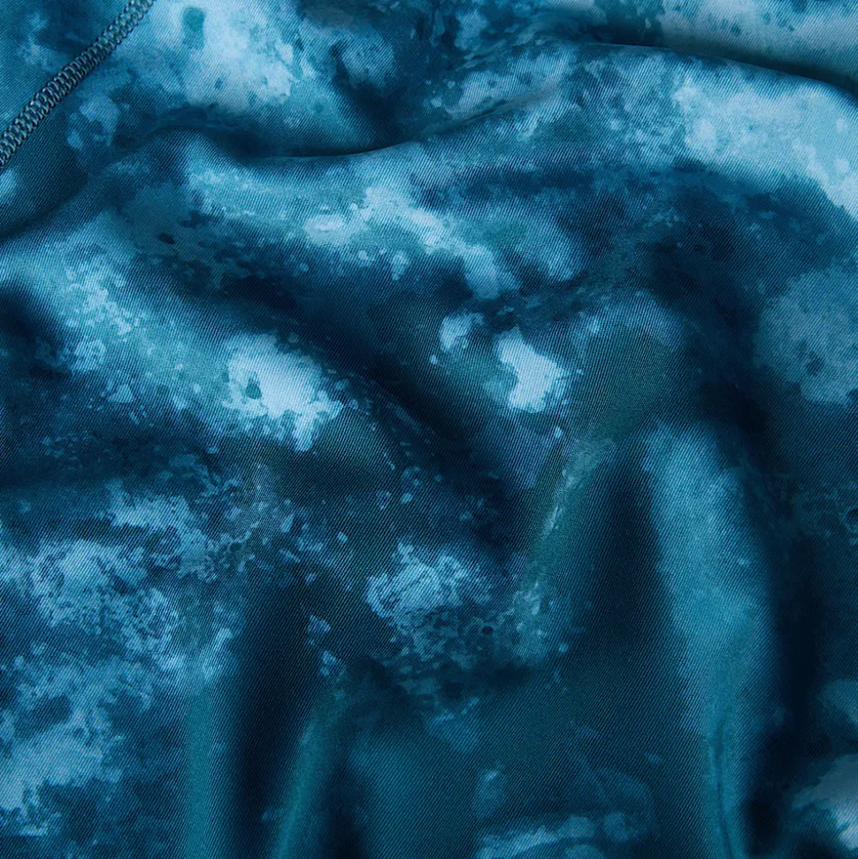 New The North Face Plus Size Flex High Rise Leggings Med Print I Ankellængde Til Damer Mallard Blue Micro Halfdome Print