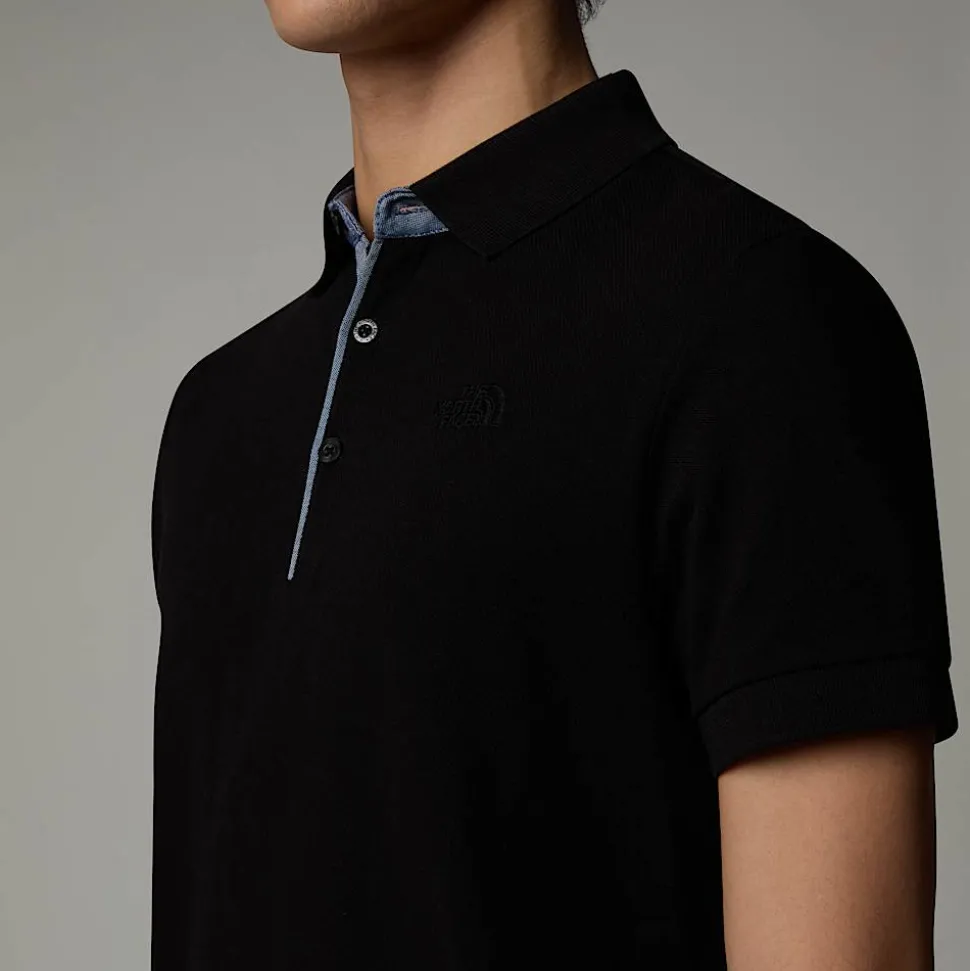 Sale The North Face Premium Piquet Polotrøje Til Herrer TNF Black