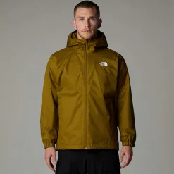 New The North Face Quest Jakke Med Hætte Til Herrer Moss Green