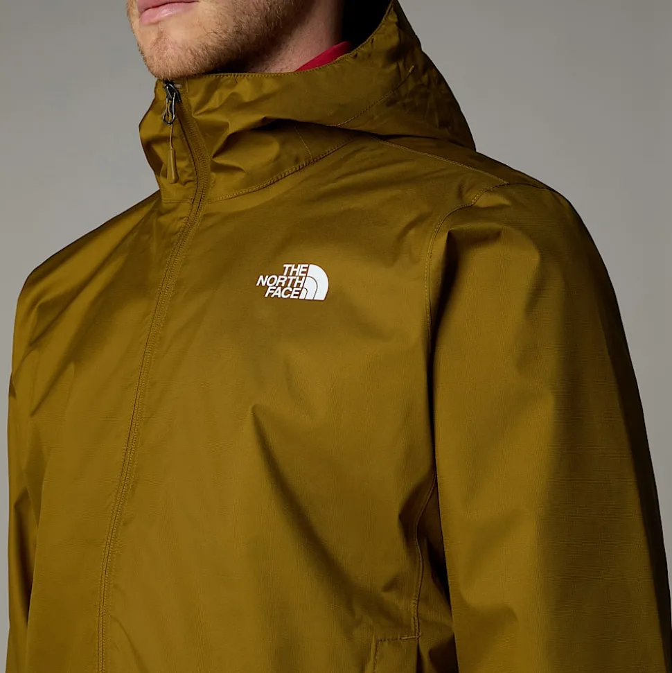 New The North Face Quest Jakke Med Hætte Til Herrer Moss Green