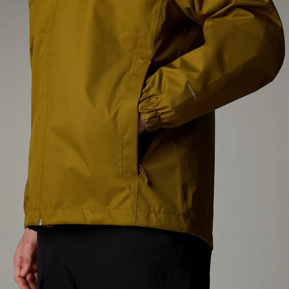 New The North Face Quest Jakke Med Hætte Til Herrer Moss Green