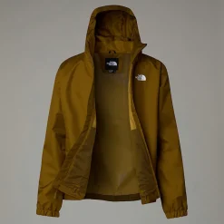 New The North Face Quest Jakke Med Hætte Til Herrer Moss Green