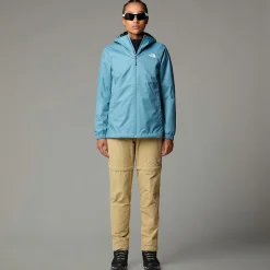 New The North Face Quest Jakke Med Hætte Til Damer Algae Blue