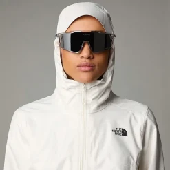 Discount The North Face Quest Zip-In Jakke Til Damer White Dune-Khaki Stone