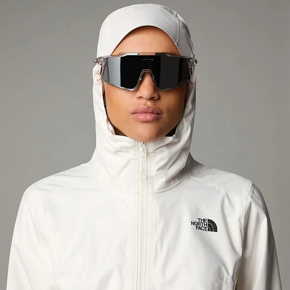 Discount The North Face Quest Zip-In Jakke Til Damer White Dune-Khaki Stone