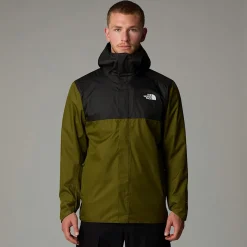 Online The North Face Quest Zip-In Jakke Til Herrer Forest Olive-TNF Black