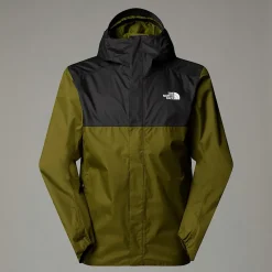 Online The North Face Quest Zip-In Jakke Til Herrer Forest Olive-TNF Black