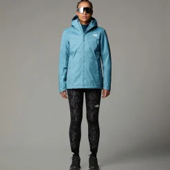 Discount The North Face Quest Zip-In Triclimate® Jakke Til Damer Algae Blue-Midnight Petrol