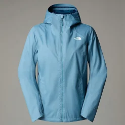 Discount The North Face Quest Zip-In Triclimate® Jakke Til Damer Algae Blue-Midnight Petrol