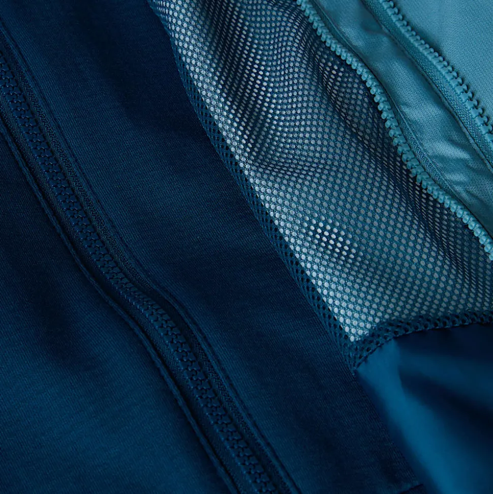 Discount The North Face Quest Zip-In Triclimate® Jakke Til Damer Algae Blue-Midnight Petrol