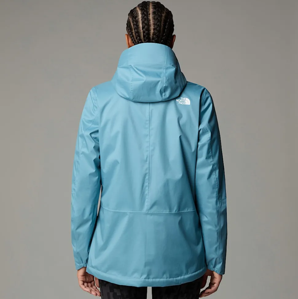 Discount The North Face Quest Zip-In Triclimate® Jakke Til Damer Algae Blue-Midnight Petrol
