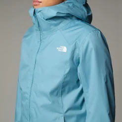Discount The North Face Quest Zip-In Triclimate® Jakke Til Damer Algae Blue-Midnight Petrol