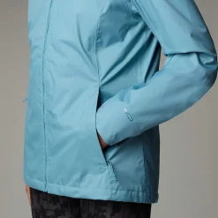 Discount The North Face Quest Zip-In Triclimate® Jakke Til Damer Algae Blue-Midnight Petrol