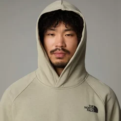 Sale The North Face Raglan Redbox Graphic Hættetrøje Til Herrer Clay Grey-TNF Black 3D Summit Mesh Print