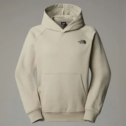 Sale The North Face Raglan Redbox Graphic Hættetrøje Til Herrer Clay Grey-TNF Black 3D Summit Mesh Print