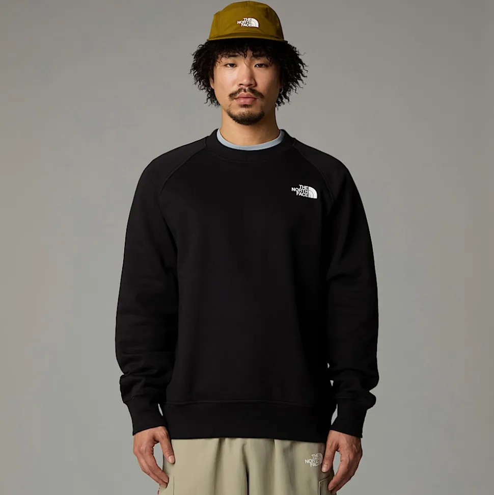 Best Sale The North Face Raglan Redbox Sweatshirt Til Herrer TNF Black