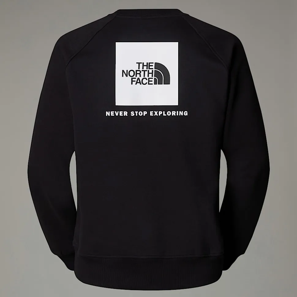 Best Sale The North Face Raglan Redbox Sweatshirt Til Herrer TNF Black