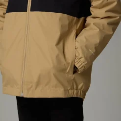 Shop The North Face Rain Zip-In Jakke Til Unge Khaki Stone