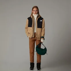 Shop The North Face Rain Zip-In Jakke Til Unge Khaki Stone