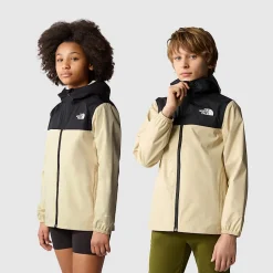 Fashion The North Face Rainwear Skaljakke Til Unge Gravel