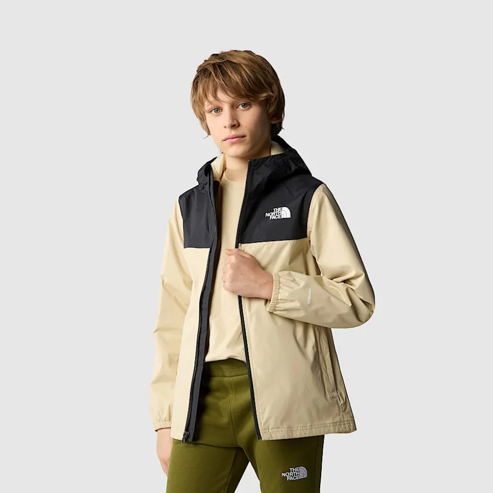 Fashion The North Face Rainwear Skaljakke Til Unge Gravel