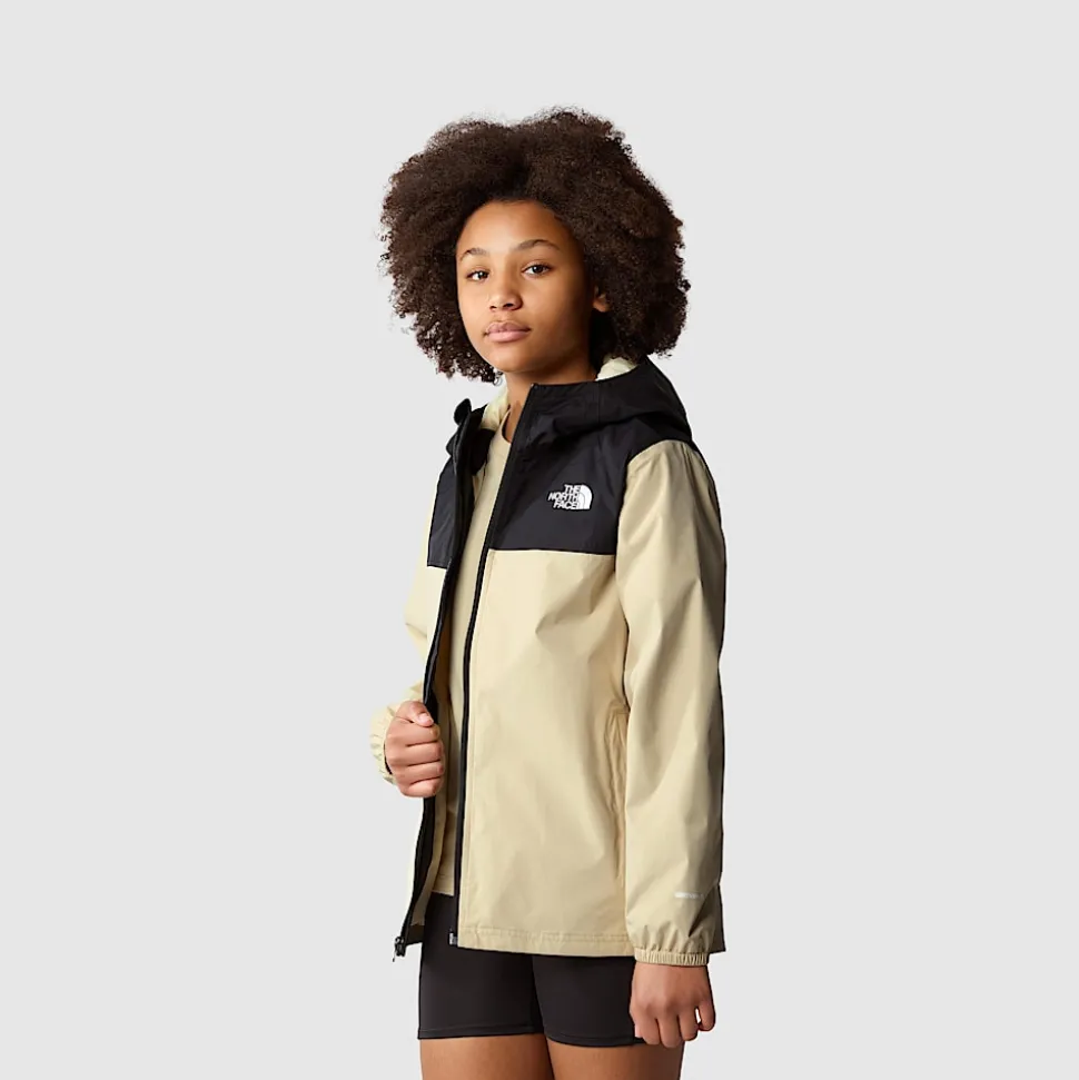 Fashion The North Face Rainwear Skaljakke Til Unge Gravel