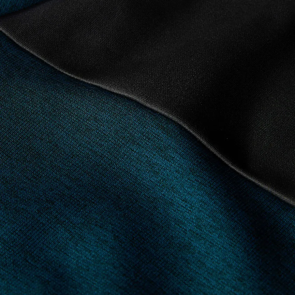 Flash Sale The North Face Reaxion Fleece Hættetrøje Med Gennemgående Lynlås Til Herrer Midnight Petrol Dark Heather-Asphalt Grey