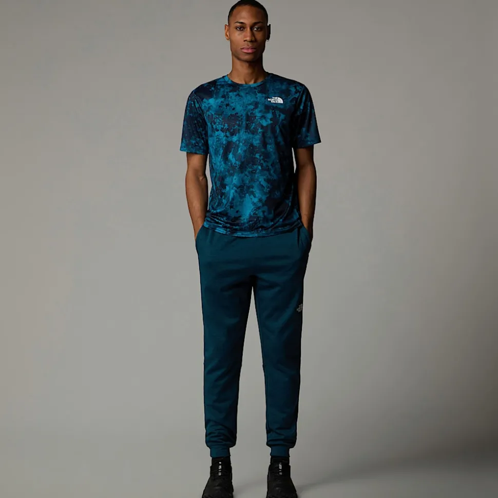 Hot The North Face Reaxion Fleece Joggingbukser Til Herrer Midnight Petrol Dark Heather