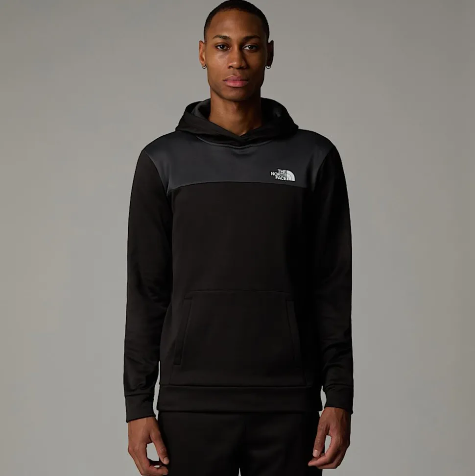 Flash Sale The North Face Reaxion Fleece Pullover Hættetrøje Til Herrer TNF Black-Asphalt Grey