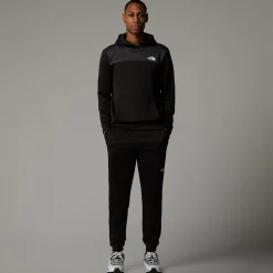Flash Sale The North Face Reaxion Fleece Pullover Hættetrøje Til Herrer TNF Black-Asphalt Grey