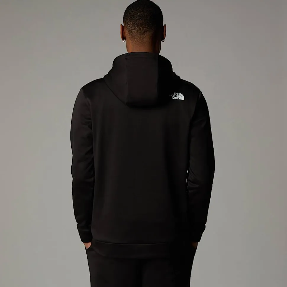 Flash Sale The North Face Reaxion Fleece Pullover Hættetrøje Til Herrer TNF Black-Asphalt Grey