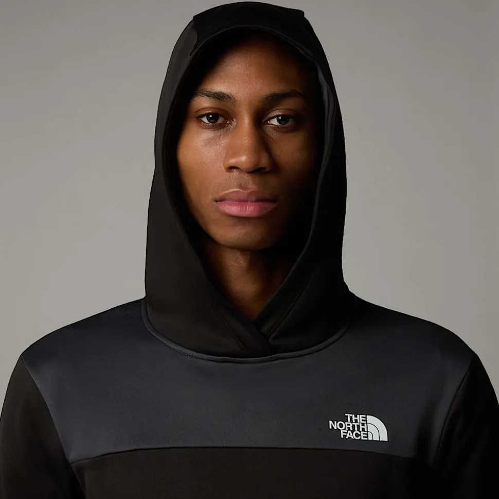 Flash Sale The North Face Reaxion Fleece Pullover Hættetrøje Til Herrer TNF Black-Asphalt Grey